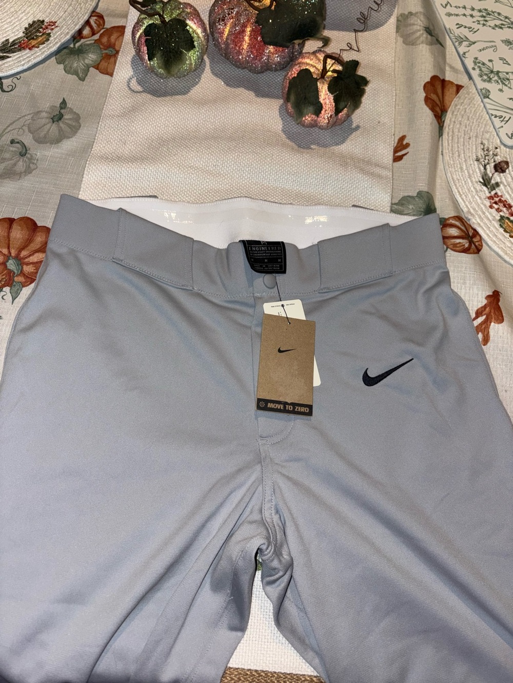 NWT Nike Vapor Select Men's Baseball Pants Grey Size Medium BQ6345-052